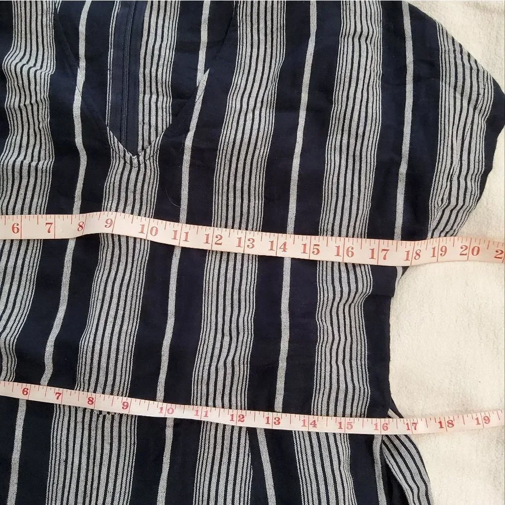 Rails Angela Mediterranean Stripe Belted Jumpsuit Size S - Picture 8 of 12